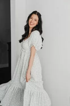 Giada Floral Smocked Maxi Dress