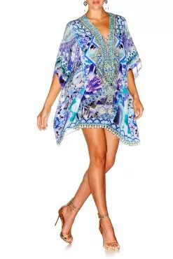 SHORT LACE UP KAFTAN THE BLUE MARKET