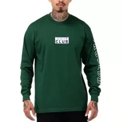 Embroidered Box Logo LS Tee - Mens -Fashion Store 114EMBFGR 4