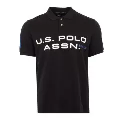 Pique Printed Graphic Polo - Mens