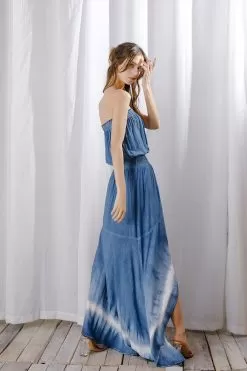 Ocean Breeze Strapless Tie Dye High Low Maxi Dress -Fashion Store 14159191 30fcbe2e f6bb 4759 981a 13e0978a6f2c