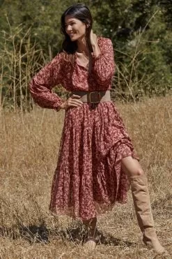 Sandra Floral Tiered Maxi Dress -Fashion Store 15019242 8f2a12a6 d5ee 4a44 926c a1c25b6517a3