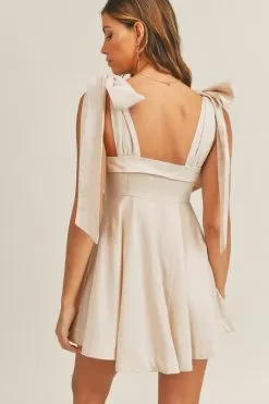 Ontario Cotton Linen Tie Strap Babydoll Dress- Taupe -Fashion Store 15684918 c84de12d 2cf7 4a06 9917 6918eabe71a9