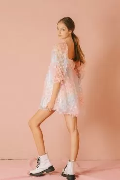 She's Like Spring Tulle Babydoll Dress - Rainbow -Fashion Store 16890836 31b09b90 9161 49b8 9ad3 d0c3fb88d289