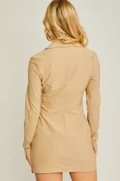 Reha Ruched Button Down Shirt Dress -Fashion Store 17328033 11f60782 cb90 4009 8219 4688cb24163d