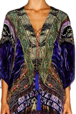 SHORT LACE UP KAFTAN THREADS THAT BIND US -Fashion Store 200 1 3c665193 34c7 496b a552 41a681c9be08