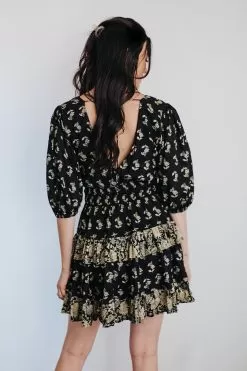 Mabel Printed Tiered Mini Dress -Fashion Store 2A1519AF 72A8 4788 BFD0 0249AECDDDCC