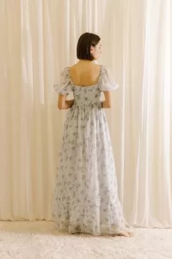 Belinda Floral Slit Ruffle Maxi Dress -Fashion Store 2a1574b3 6d77 42f0 afab 9376b8900196 2