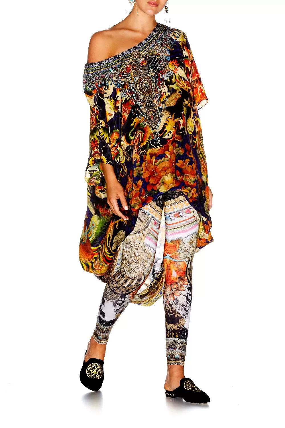 ROUND NECK KAFTAN PHOENIX RISE 5 ROUND NECK KAFTAN PHOENIX RISE - Image 3