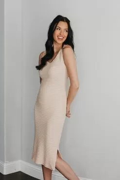 Panama Crochet Midi Dress