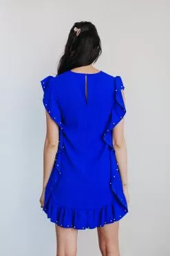 Clara Ruffle Trim Embellished Dress -Fashion Store 537331E5 7779 44B5 88E8 9072442EDB94