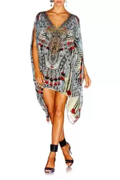 SPLIT SHOULDER SHORT KAFTAN TEACHER'S PET