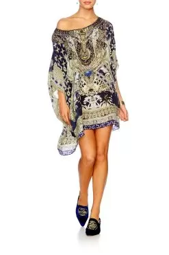SHORT ROUND NECK KAFTAN A LITTLE PAST TWILIGHT