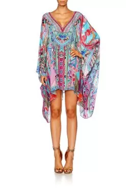SPLIT SHOULDER SHORT KAFTAN FESTIVAL FRIENDS -Fashion Store 563733 camilla 0812 1701 620