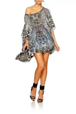 ROUND NECK KAFTAN HUSH HUSH