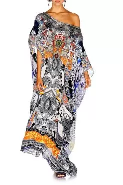 ROUND NECK KAFTAN HEART OF HONG