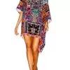 SHORT ROUND NECK KAFTAN PATCH ME UP 2 SHORT ROUND NECK KAFTAN PATCH ME UP -Fashion Store 904