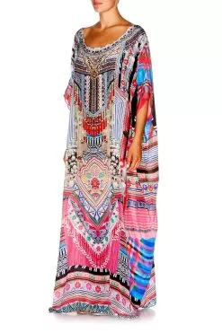 ROUND NECK KAFTAN HANI HEAVEN -Fashion Store 976