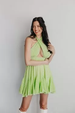 Roselynn Gingham Halter Dress -Fashion Store 99D6CA9A BA40 4A52 B033 3C3A6BD45D1F