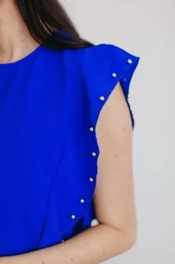 Clara Ruffle Trim Embellished Dress -Fashion Store A070CC53 DA4A 426B 97E3 8938530BCED2