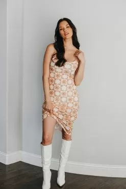 Joaquin Abstract Mesh Maxi Dress -Fashion Store B0D609D5 FBAF 4EB2 85B6 91338DC0D92B