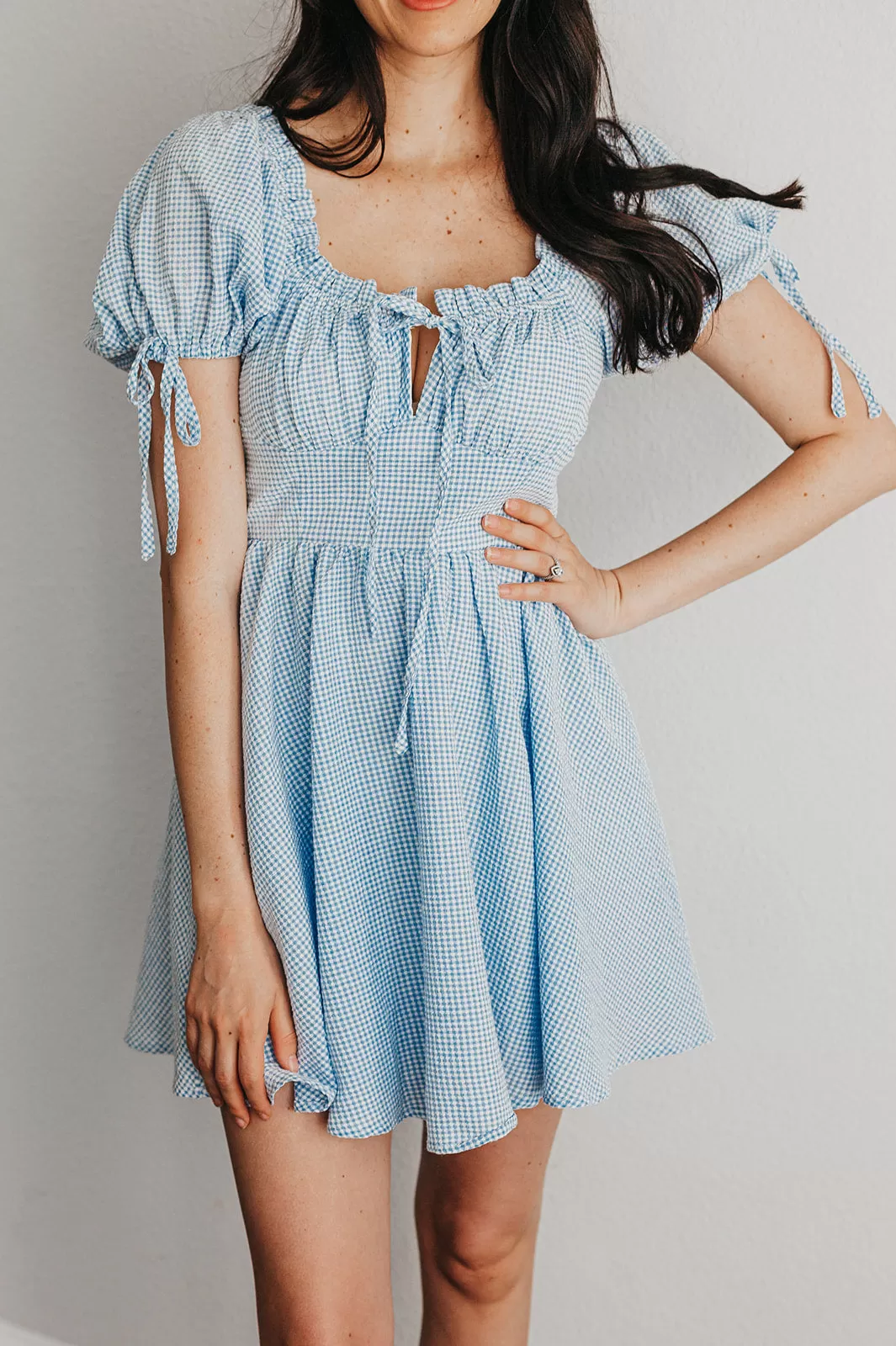 Miley Gingham Babydoll Dress 7 Miley Gingham Babydoll Dress - Image 5