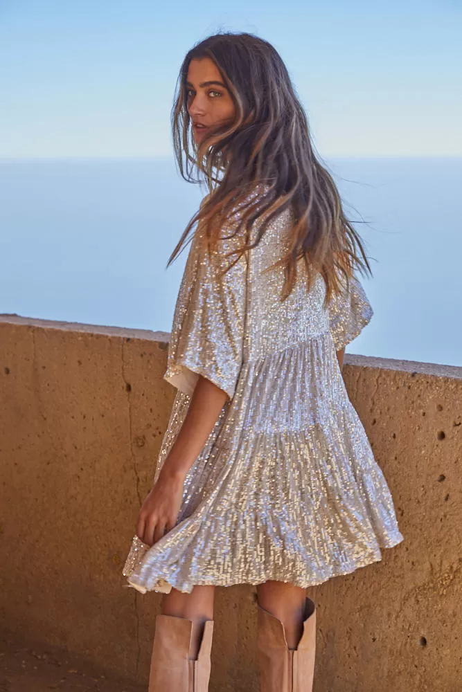 Set Your Sights Sequin Babydoll Dress 8 Set Your Sights Sequin Babydoll Dress - Image 6