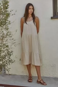 Liliana Cotton Ruffle Tiered Midi Dress -Fashion Store BYT L5262 0004 big 2310590b c30f 45bd ae3d 5b746163831e