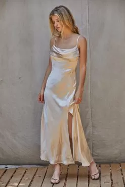 Lucia Satin Cowl Neck Maxi Dress - Pearl -Fashion Store BYT L5833 0728 big 9335dfac 2588 4e69 b1d5 9b7ecf3d3207