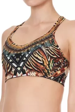PANELLED ACTIVE BRA LOST PARADISE -Fashion Store CAMILLA 00014094 PANELLED ACTIVE BRA LOST PARADISE 5