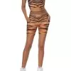 BANDED RACER BACK CROP FELINE FINE -Fashion Store CAMILLA 00015116 BANDED RACER BACK CROP FELINE FINE 1