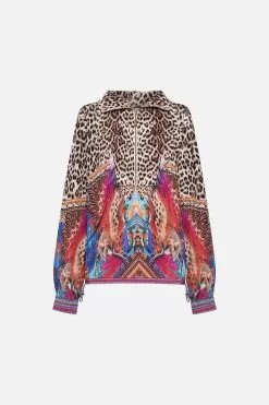 HALF ZIP WINDBREAKER PULLOVER KINGDOM CALL -Fashion Store CAMILLA 00015954 HALF ZIP WINDBREAKER PULLOVER KINGDOM CALL GHOST 1