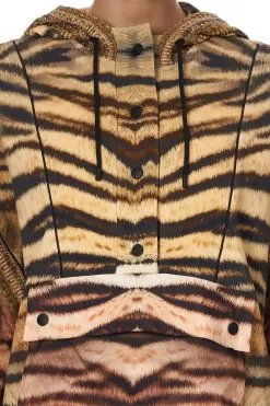 HOODIE WITH FRONT OPENING FELINE FINE -Fashion Store CAMILLA 00016643 HOODIE WITH FRONT OPENING FELINE FINE 5