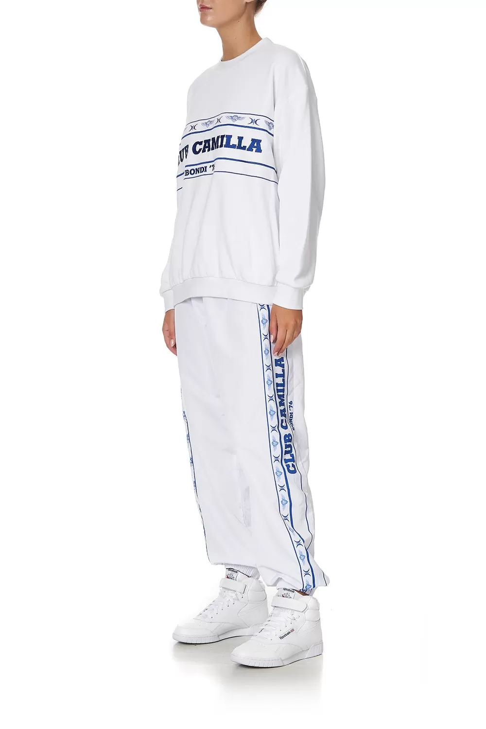 OVERSIZED SWEAT WITH CONTRAST STRIPE NIERIKA - Image 3