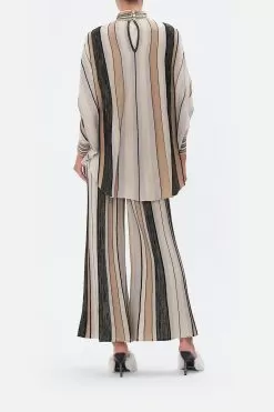 FIT AND FLARE KNIT PANTS FOR THE LOVE OF LEO -Fashion Store CAMILLA 00018227 FIT AND FLARED PANT FOR THE LOVE OF LEO MODEST 2