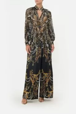 RAGLAN BUTTON UP SHIRT RAVIN RAVEN