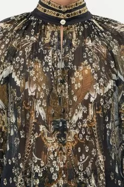 RAGLAN BUTTON UP SHIRT RAVIN RAVEN 13 RAGLAN BUTTON UP SHIRT RAVIN RAVEN -Fashion Store CAMILLA 00018969 RAGLAN BUTTON UP SHIRT RAVIN RAVEN 5