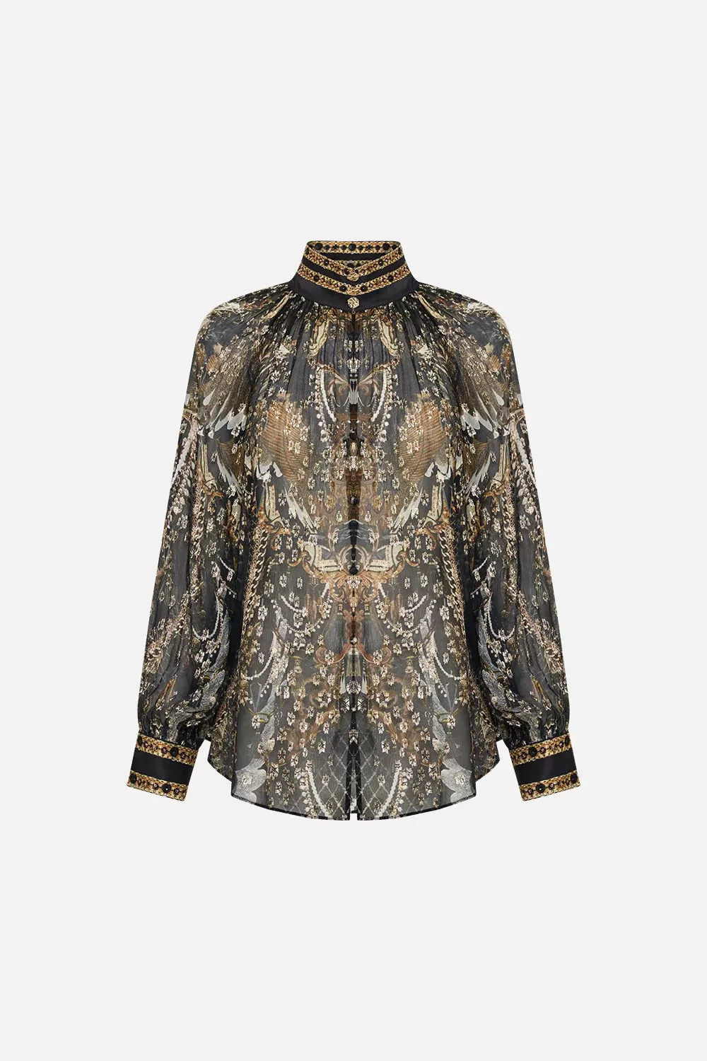 RAGLAN BUTTON UP SHIRT RAVIN RAVEN 5 RAGLAN BUTTON UP SHIRT RAVIN RAVEN - Image 3