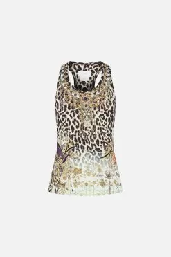 RACER BACK TANK NOMADIC NYMPH 10 RACER BACK TANK NOMADIC NYMPH -Fashion Store CAMILLA 00019749 RACER BACK TANK NOMADIC NYMPH GHOST 1