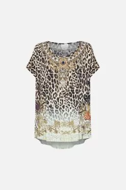 LOOSE FIT TEE NOMADIC NYMPH -Fashion Store CAMILLA 00019872 LOOSE FIT TEE NOMADIC NYMPH GHOST 1