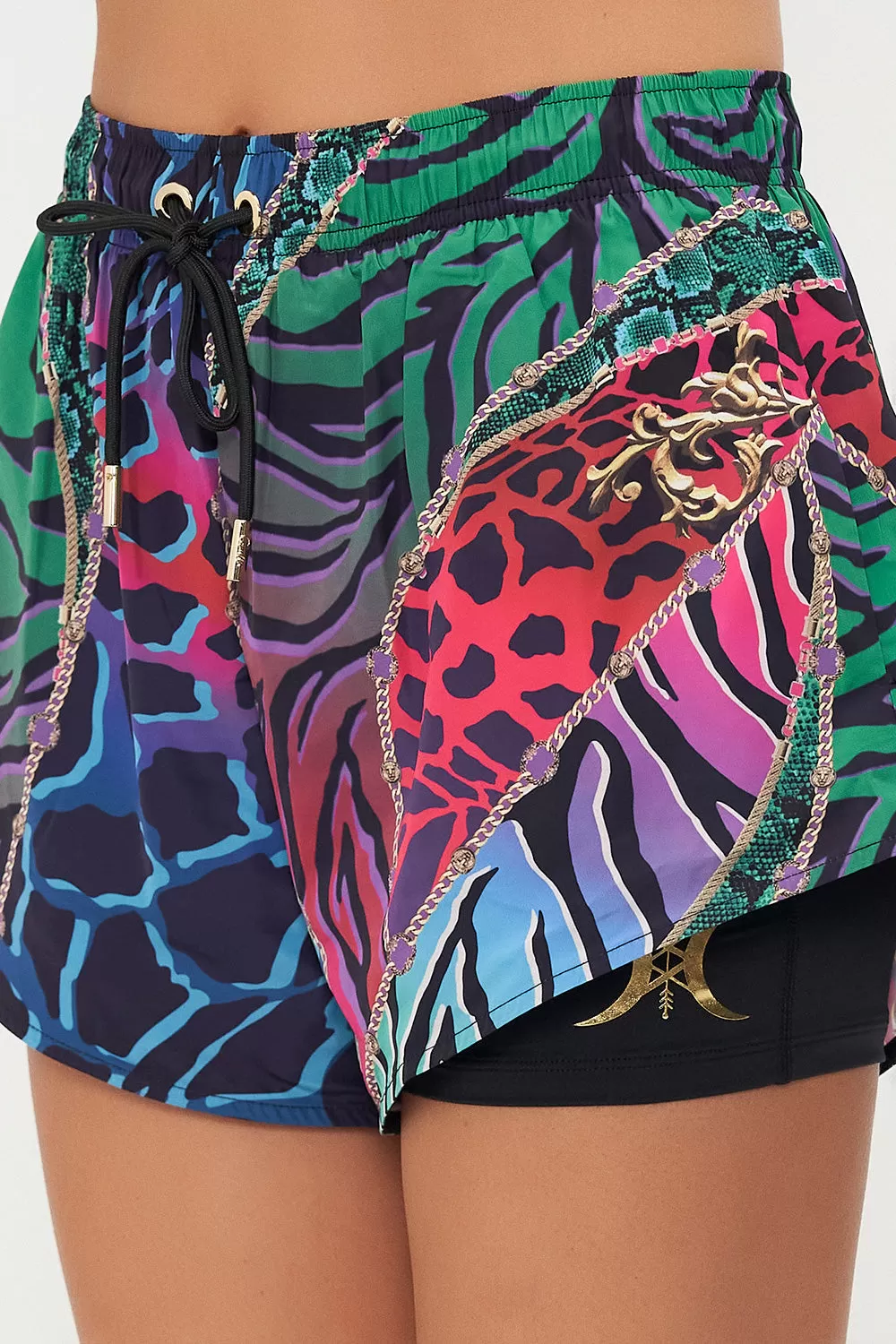 RUNNING SHORT WITH BIKE PANT UNDER THE NEON SUN - Image 6