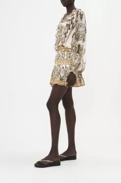 RAGLAN BLOUSE WITH CENTRE FRONT RUFFLE ROAD TO RICHESSE -Fashion Store CAMILLA 00020358 RAGLAN BLOUSE WITH CF RUFFLE ROAD TO RICHESSE 2