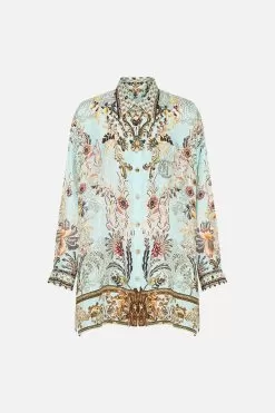 SINGLE POCKET SHIRT ADIEU YESTERDAY 10 SINGLE POCKET SHIRT ADIEU YESTERDAY -Fashion Store CAMILLA 00020476 SINGLE POCKET SHIRT ADIEU YESTERDAY GHOST