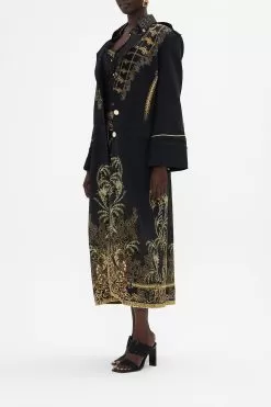 LONG MILITARY COAT THE NIGHT IS NOIR -Fashion Store CAMILLA 00020543 LONG MILITARY COAT THE NIGHT IS NOIR 2