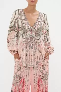 V NECK BLOUSON SLEEVE BLOUSE STARSHIP SISTAS 12 V NECK BLOUSON SLEEVE BLOUSE STARSHIP SISTAS -Fashion Store CAMILLA 00020585 V NECK BLOUSON SLEEVE BLOUSE STARSHIP SISTAS 4