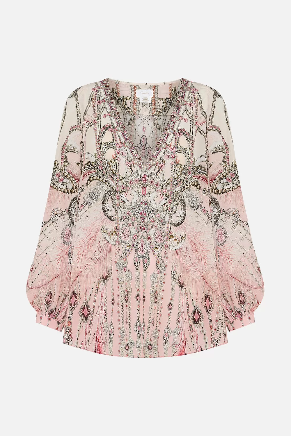 V NECK BLOUSON SLEEVE BLOUSE STARSHIP SISTAS 5 V NECK BLOUSON SLEEVE BLOUSE STARSHIP SISTAS - Image 3