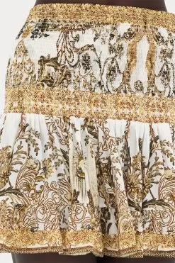 SHORT SHIRRED SKIRT ROAD TO RICHESSE -Fashion Store CAMILLA 00020635 SHORT SHIRRED SKIRT ROAD TO RICHESSE 5