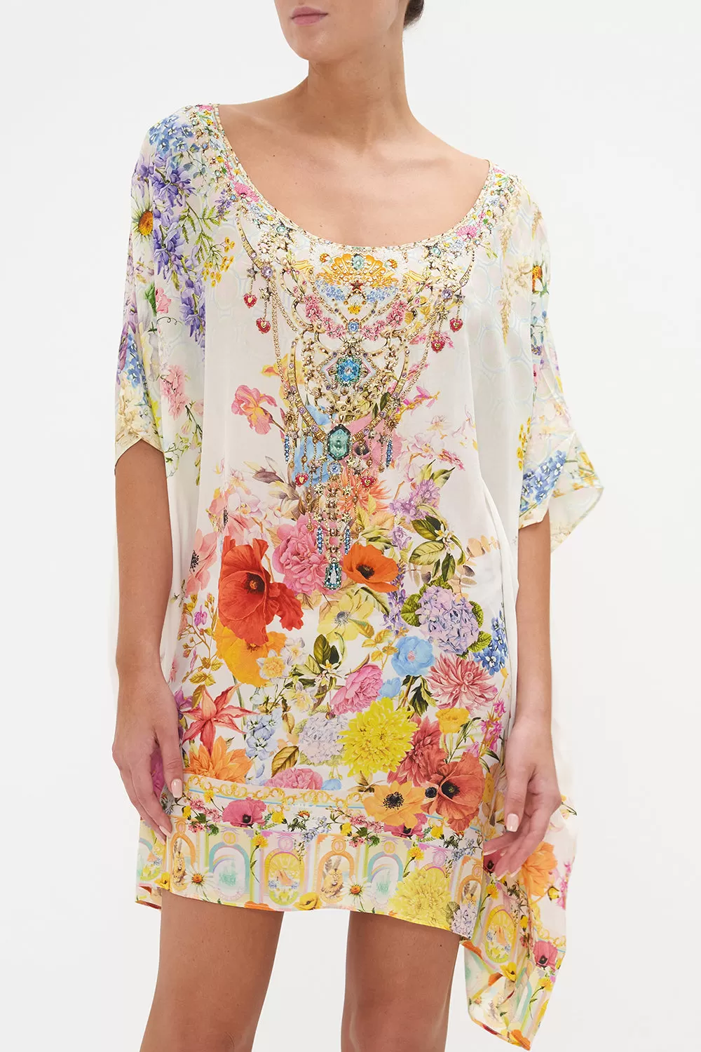 SHORT ROUND NECK KAFTAN SUNLIGHT SYMPHONY 7 SHORT ROUND NECK KAFTAN SUNLIGHT SYMPHONY - Image 5