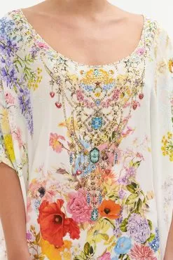 SHORT ROUND NECK KAFTAN SUNLIGHT SYMPHONY 13 SHORT ROUND NECK KAFTAN SUNLIGHT SYMPHONY -Fashion Store CAMILLA 00020641 SHORT ROUND NECK KAFTAN SUNLIGHT SYMPHONY 5