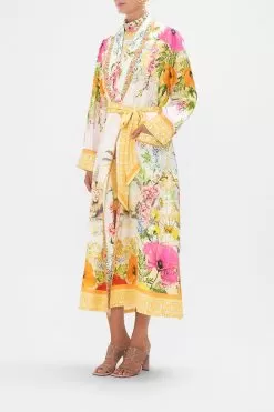 LONG ROBE WITH TIE SUNLIGHT SYMPHONY -Fashion Store CAMILLA 00020658 LONG ROBE WITH TIE DELIRIUM DAYS 2